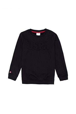 Siyah Erkek Çocuk Sweatshirt
