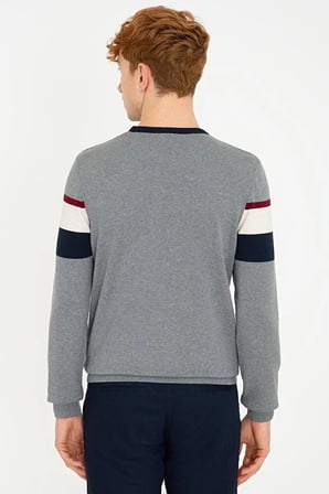 Erkek   Slim Fit Kazak %100 Pamuk