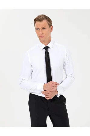  Slim Fit Uzun Kollu Basic Gömlek 50251180-VR013