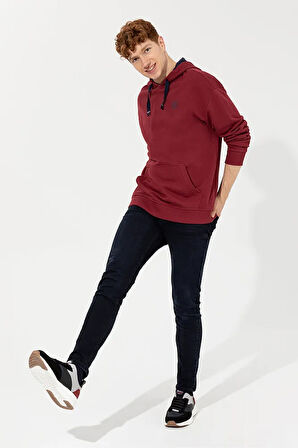 Kırmızı Erkek Sweatshirt