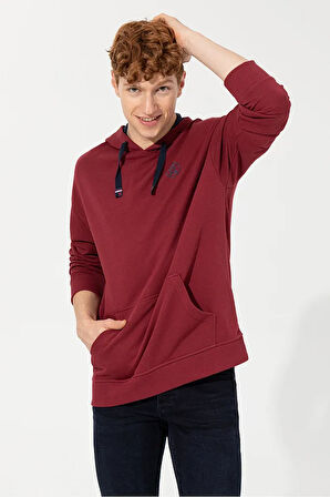 Kırmızı Erkek Sweatshirt