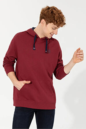 Kırmızı Erkek Sweatshirt