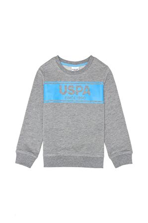 Erkek Çocuk Gri Melanj Sweatshirt