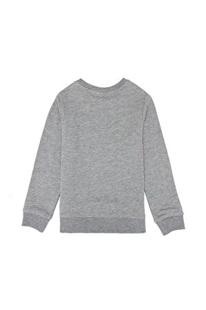 Erkek Çocuk Gri Melanj Sweatshirt