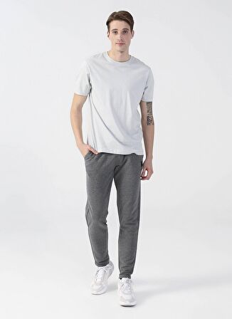 U.S. Polo Assn. Bağlamalı Bel Slim Fit Gri Erkek Eşofman Altı HENBIXSK022