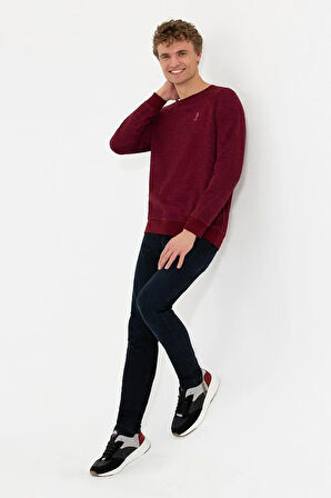 Erkek Vişne Sweatshirt