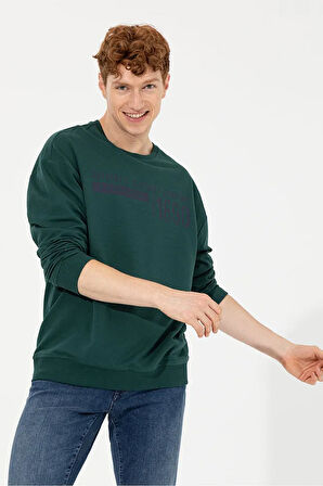 Yeşil Erkek Sweatshirt