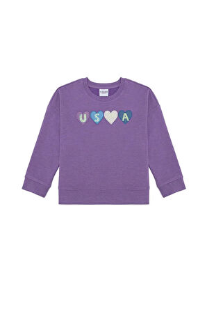 Pembe Kız Çocuk Sweatshirt