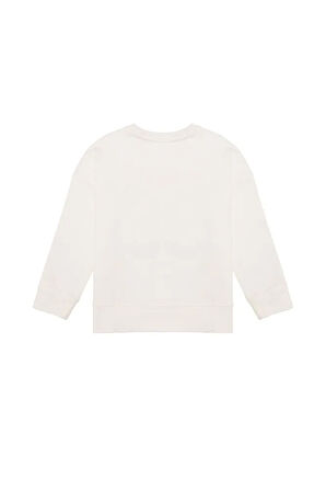 Beyaz Kız Çocuk Sweatshirt