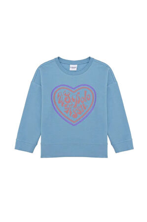 Mavi Kız Çocuk Sweatshirt