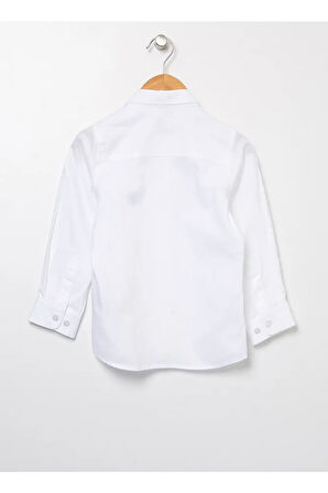 Düz Beyaz Kız Çocuk Gömlek G084sz004.000.1450364.vr013