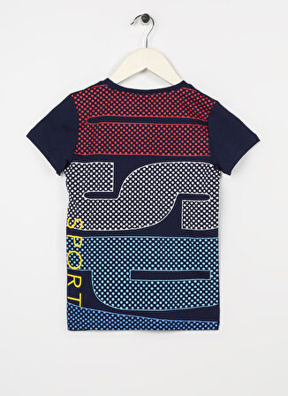 U.S. Polo Assn. Düz Lacivert Erkek Çocuk T-Shirt PUNOKIDS