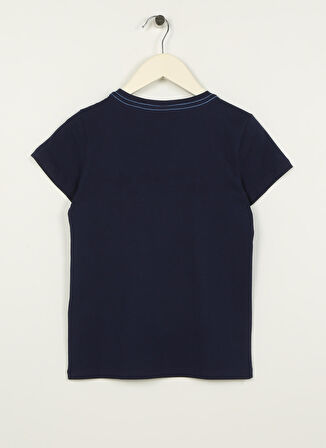 U.S. Polo Assn. Baskılı Lacivert Erkek Çocuk T-Shirt LARENKIDS