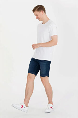 Erkek Bisiklet Yaka Basic T-shirt