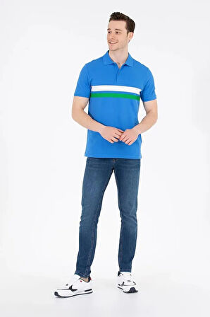 Erkek Saks T-Shirt