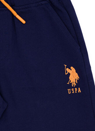 U.S. Polo Assn. Lacivert Erkek Çocuk Kısa Düz Şort PAREIY023