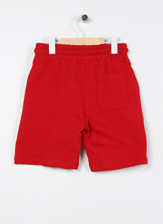 U.S. Polo Assn. Kırmızı Erkek Çocuk Kısa Düz Şort PAREIY023