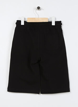 U.S. Polo Assn. Siyah Erkek Çocuk Diz Üstü Düz Şort GUNDERIY023