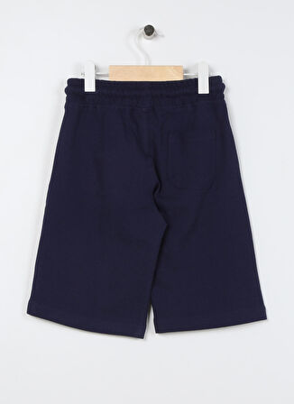 U.S. Polo Assn. Lacivert Erkek Çocuk Diz Üstü Düz Şort GUNDERIY023