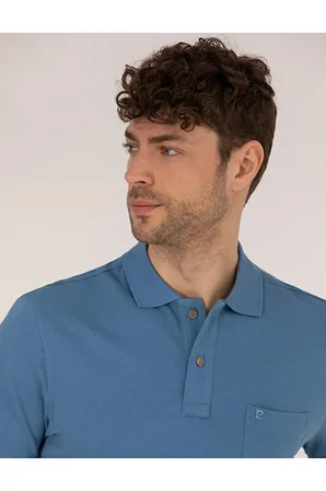 Koyu  Regular Fit Polo Yaka Basic Tişört 50262659-VR032
