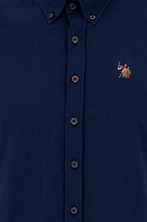 U.s.polo Assn Erkek Uzun Kol Keten Gömlek