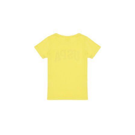 Kız Çocuk  Bisiklet Yaka Basic Tişört