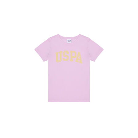 Kız Çocuk  Bisiklet Yaka Basic Tişört