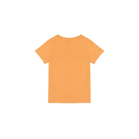 Kız Çocuk  Bisiklet Yaka Basic Tişört