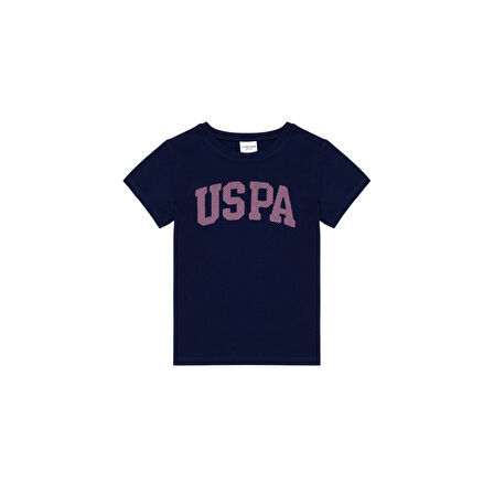 Kız Çocuk  Bisiklet Yaka Basic Tişört