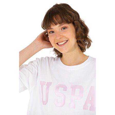 Kadın Bisiklet Yaka Basic Tişört 1567253