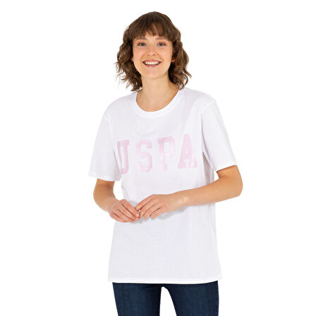 Kadın Bisiklet Yaka Basic Tişört 1567253