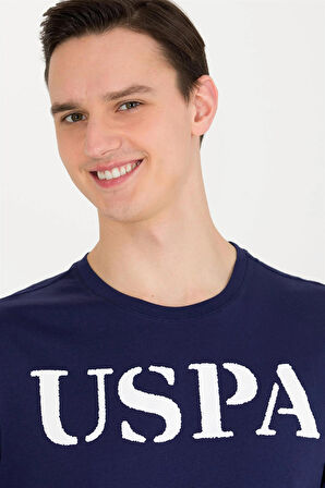 U.S. Polo Assn. Erkek Bisiklet Yaka T-Shirt 1571124 Lacivert