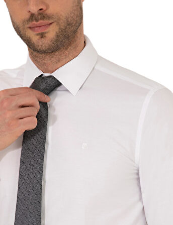 Pierre Cardin Erkek Beyaz Gömlek 