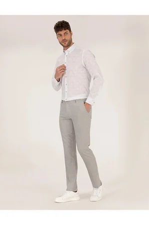  Slim Fit Uzun Kollu Gömlek 50265072-VR001