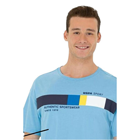 Erkek Comfort Bisiklet Yaka Tişört