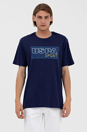 Erkek T-Shirt-Lacivert | L