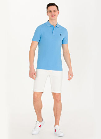 U.S. Polo Assn. Turkuaz Erkek Polo T-Shirt GTP04IY023