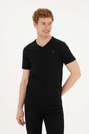 U.S. Polo Assn. Siyah Polo T-shırt