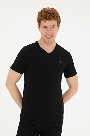 U.S. Polo Assn. Siyah Polo T-shırt