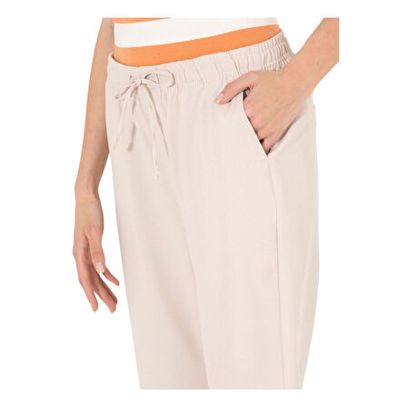 Kadın Lastikli Bel Standart Pantolon Gras