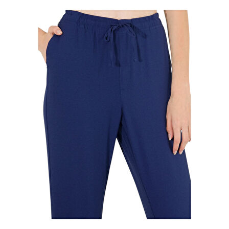 Kadın Lastikli Bel Standart Pantolon Gras