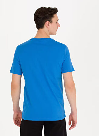 U.S. Polo Assn. Bisiklet Yaka Saks Erkek T-Shirt ONZA