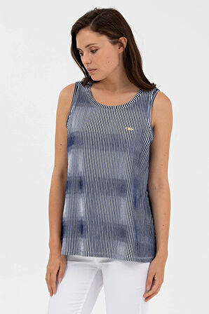 Kadın T-Shirt-Saks | XS