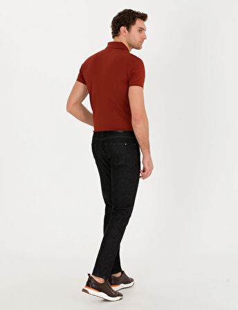 Erkek Slim Fit Jean Pantolon-Black | 36