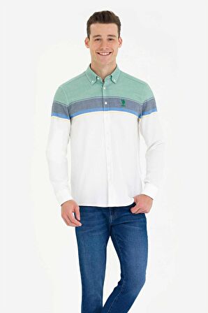 U.S. Polo Assn. Erkek Uzun Kollu Gömlek 1572002 Yeşil
