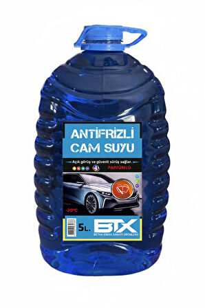 Antifrizli Parfümlü Oto Cam Suyu 5 Lt -20 Derece