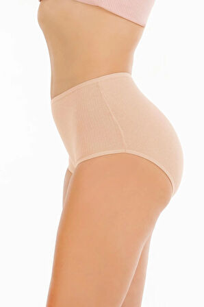 Kadın Fitilli Yüksek Bel 7'li Külot Set - Kts3080