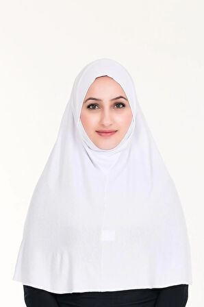 Peçeli Hazır Türban Pratik Şal Hijab Namaz Örtüsü