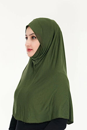 Peçeli Hazır Türban Pratik Şal Hijab Namaz Örtüsü