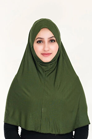 Peçeli Hazır Türban Pratik Şal Hijab Namaz Örtüsü